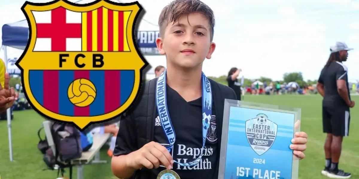 Thiago Messi fue campeón en EE.UU, mira si el Barça lo fichará para La Masia