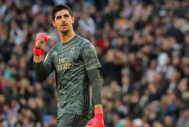 Thibaut Courtois resumió lo vivido en el Santiago Bernabéu en otra noche mágica y aseguró que cuando el equipo blanco llega a las finales “es para ganarlas".