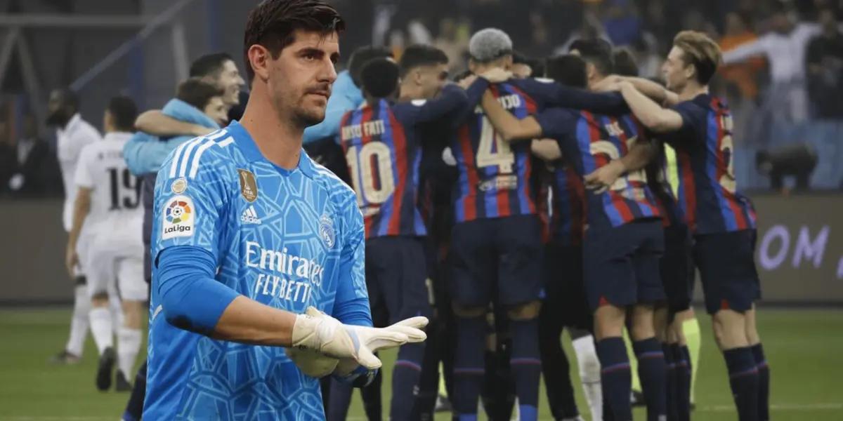 Thibaut Courtois no se escondió ante la goleada sufrida de Real Madrid a manos de FC Barcelona