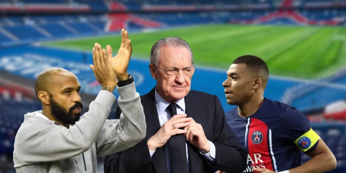 Thierry Henry se moja, el vaticinio en el caso Mbappé que alegrará al Madrid