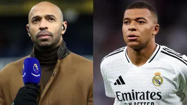 Thierry Henry y Kylian Mbappé / Foto: Bolavip