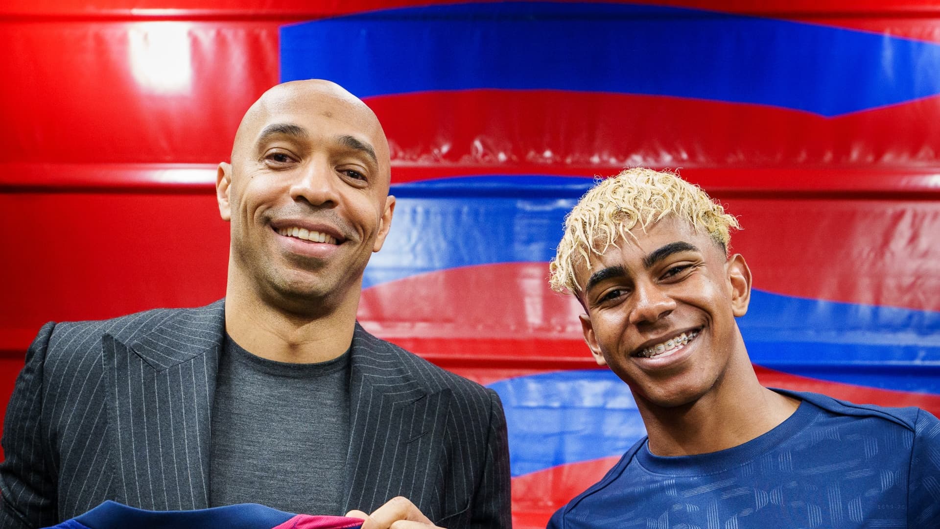 Thierry Henry y Lamine Yamal