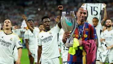 Thierry Henry y los jugadores del Real Madrid