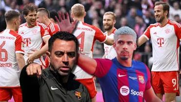 Tiembla Xavi y sonríe Bayern, Ronald Araújo puede irse del Barça por esta razón