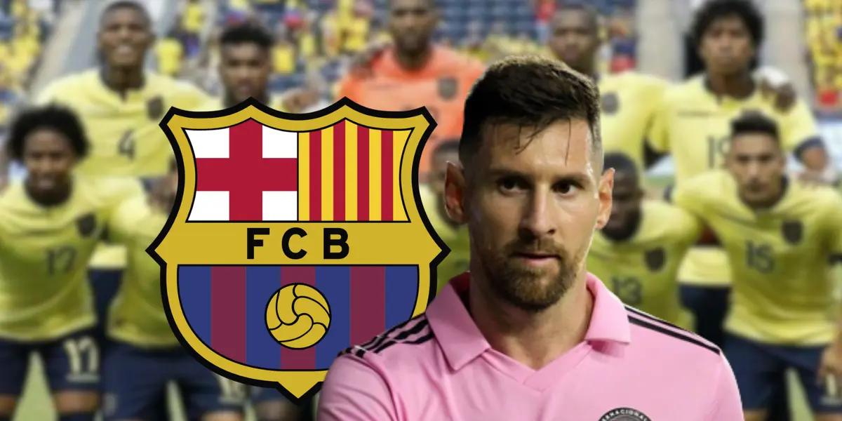 Tiene 19 años, es ecuatoriano y Barça lo formó, ahora podría enfrentar a Messi