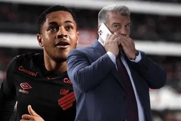 Tiene 19 años y es una de las promesas del fútbol de Brasil, por ello el Barcelona ya lo busca para su equipo.