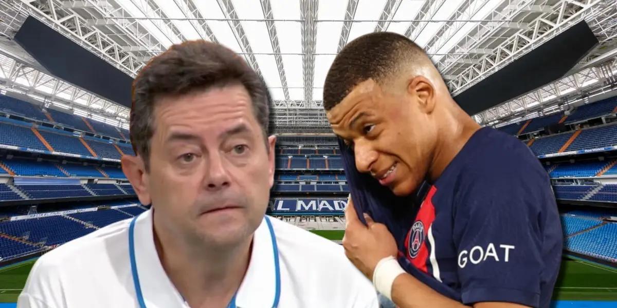 Tomás Roncero y Kylian Mbappé, próximo jugador del Real Madrid