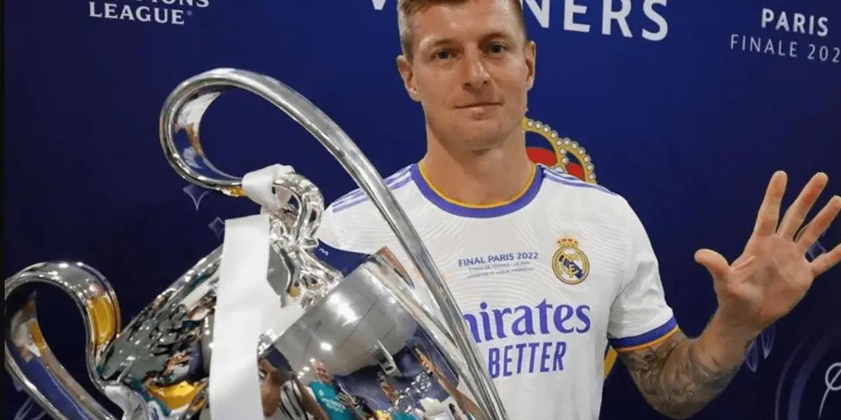 Toni Kroos logró 17 títulos en el Real Madrid en 8 temporadas y esta por comenzar la novena.