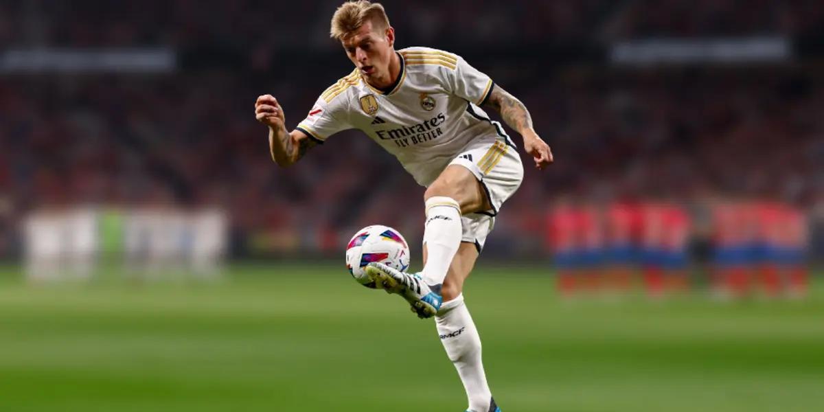 Toni Kroos volvió al gol y lo hizo para descontar en el derbi madrileño ante el Atlético Madrid.