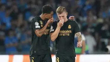 Toni Kroos y Jude Bellingham, jugadores del Real Madrid