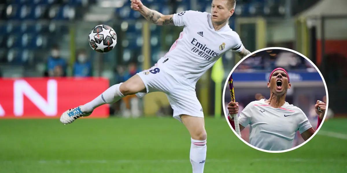 Toni Kroos y Rafael Nadal Foto: Transfermarkt y El Mundo