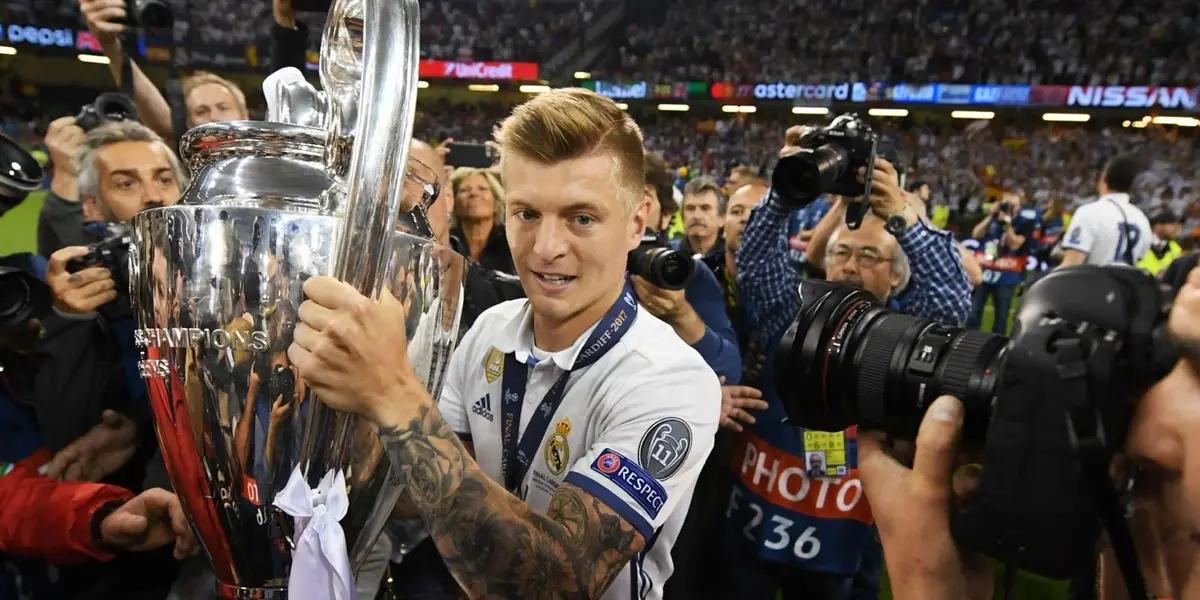 Toni Kroos ya estaría viviendo sus últimos meses en el Real Madrid, luego de haberlo ganado todo