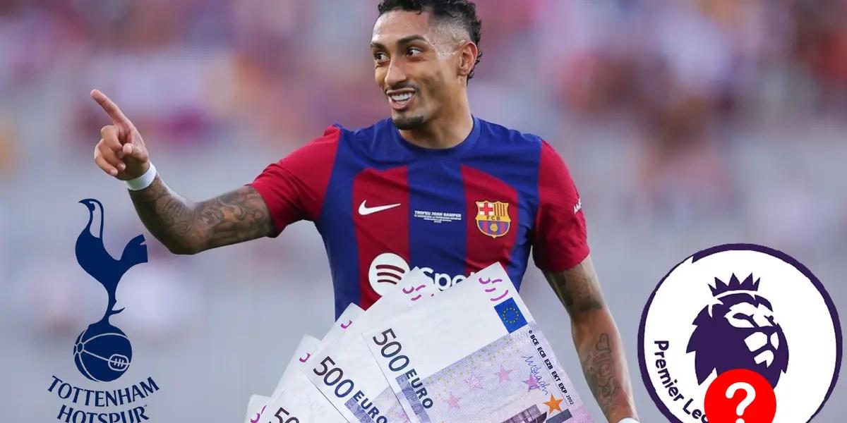 Tottenham pone 70 millones por Raphinha, el oculto de Premier quiere ficharlo