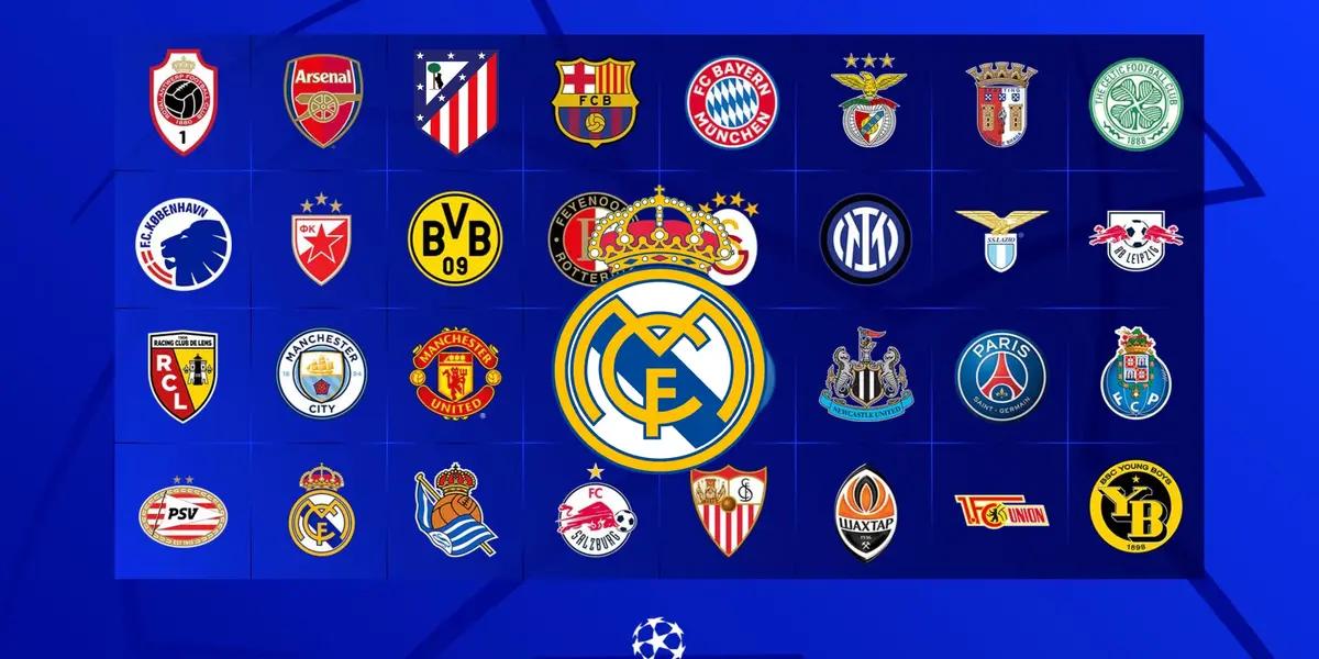 Transfermarket ha publicado los diez equipos con más participaciones en la competición europea