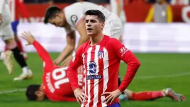 Tras caer lesionado ante el Sevilla, el emotivo mensaje de Morata a todo Atleti