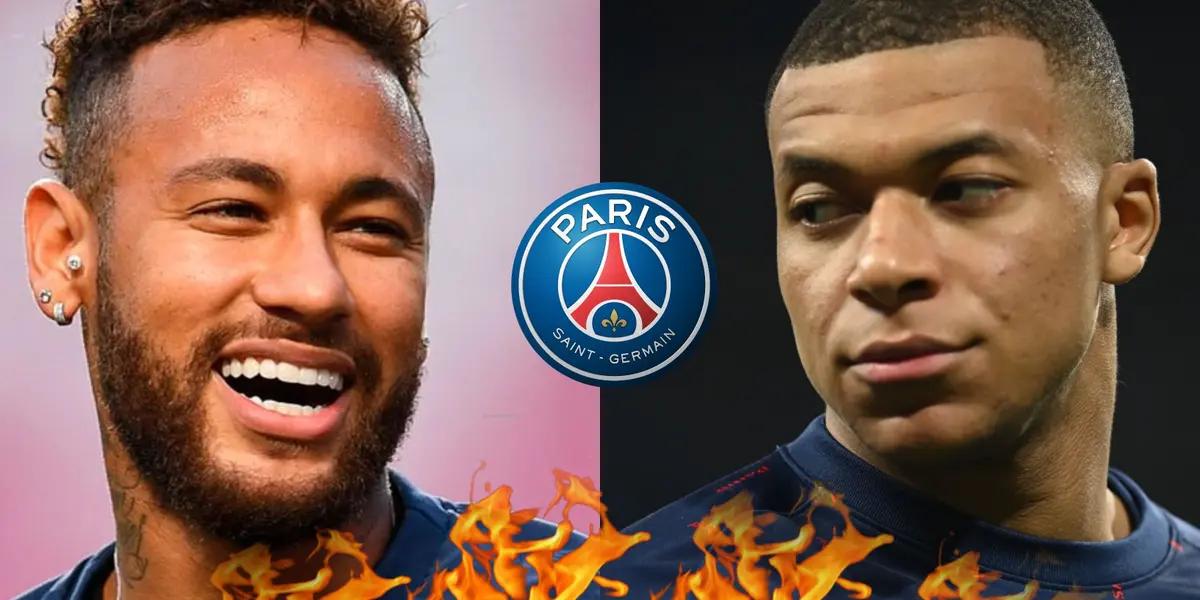 Tras conquistar nuevamente un título con el cuadro parisino, el delantero brasileño tuvo un gesto bastante polémico que llamó la atención de todos.