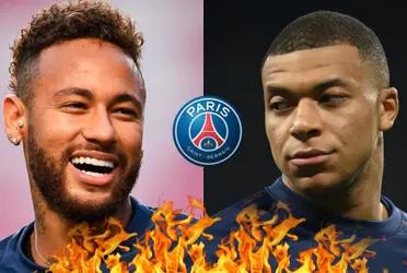 Tras conquistar nuevamente un título con el cuadro parisino, el delantero brasileño tuvo un gesto bastante polémico que llamó la atención de todos.