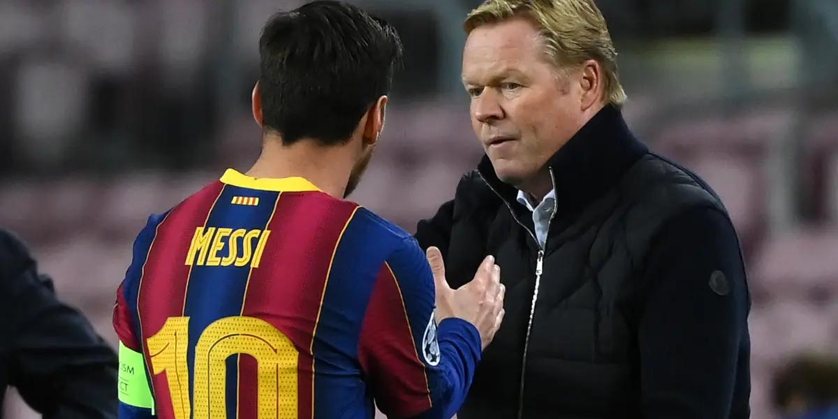 Tras el empate ante Bilbao, el entrenador del FC Barcelona analizó lo que le dejó el encuentro. Entre otras reflexiones, Ronald Koeman habló con nostalgia sobre la ausencia de Messi en el equipo culé.