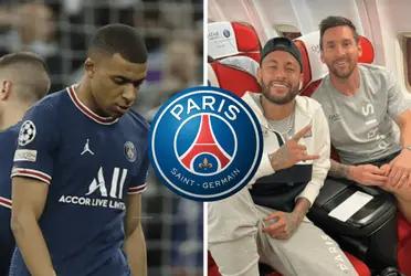 Tras el gran partido del PSG ante Clermont, Messi y Neymar decidieron excluir a Mbappé en los festejos.