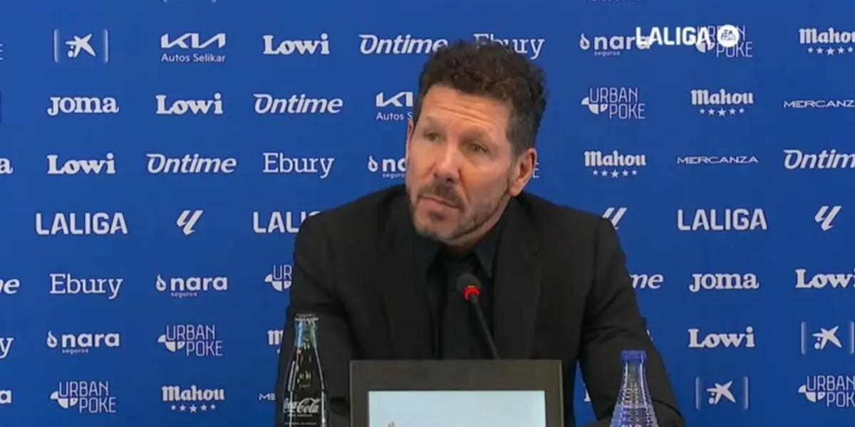 Tras el penalti fallado por Griezmann, el entrenador del Leganés se dirigió al banquillo rojiblanco