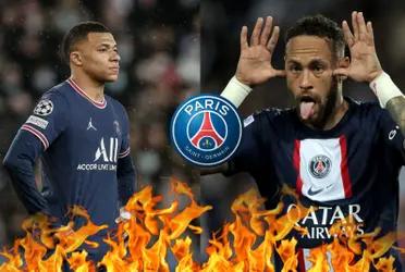 Tras la goleada del Paris Saint-Germain al Montpellier, el brasileño le dio like a tweets de seguidores que criticaban al francés por ser el elegido para patear los penales.