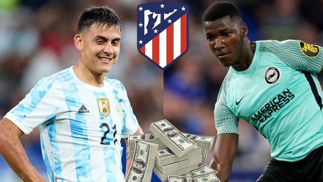 Tras la negativa de Paulo Dybala de fichar por el Atlético Madrid, el club colchonero prepararía un salario de 2 millones de euros para fichar al delantero ecuatoriano del Brighton Moises Caicedo.