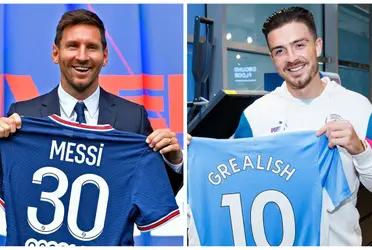 Tras la polemica en el pasado mercado de pases, el jugador ingles se enfretará por primera vez al argentino tras su polemico fichaje, recordemos que el Manchester City eligió a Grealish por encima de Messi y hoy tendrá que demostrar porque.