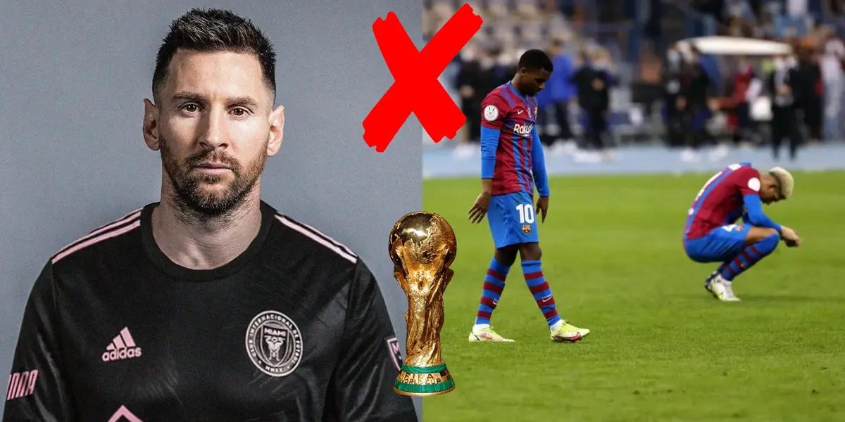 Tras la puñalada de Lionel Messi ahora otro campeón del mundo le propinó lo mismo a FC Barcelona por falta de dinero