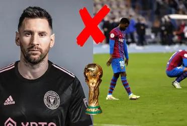 Tras la puñalada de Lionel Messi ahora otro campeón del mundo le propinó lo mismo a FC Barcelona por falta de dinero