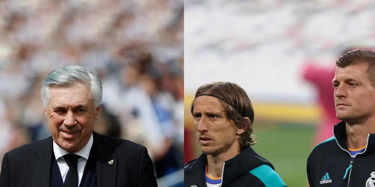 Tras la salida de Karim Benzema Carlo Ancelotti tomó una decisión que pondrá de los pelos a Luka Modric y Toni Kross