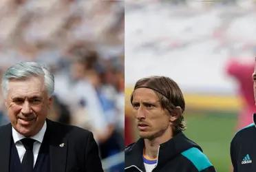 Tras la salida de Karim Benzema Carlo Ancelotti tomó una decisión que pondrá de los pelos a Luka Modric y Toni Kross