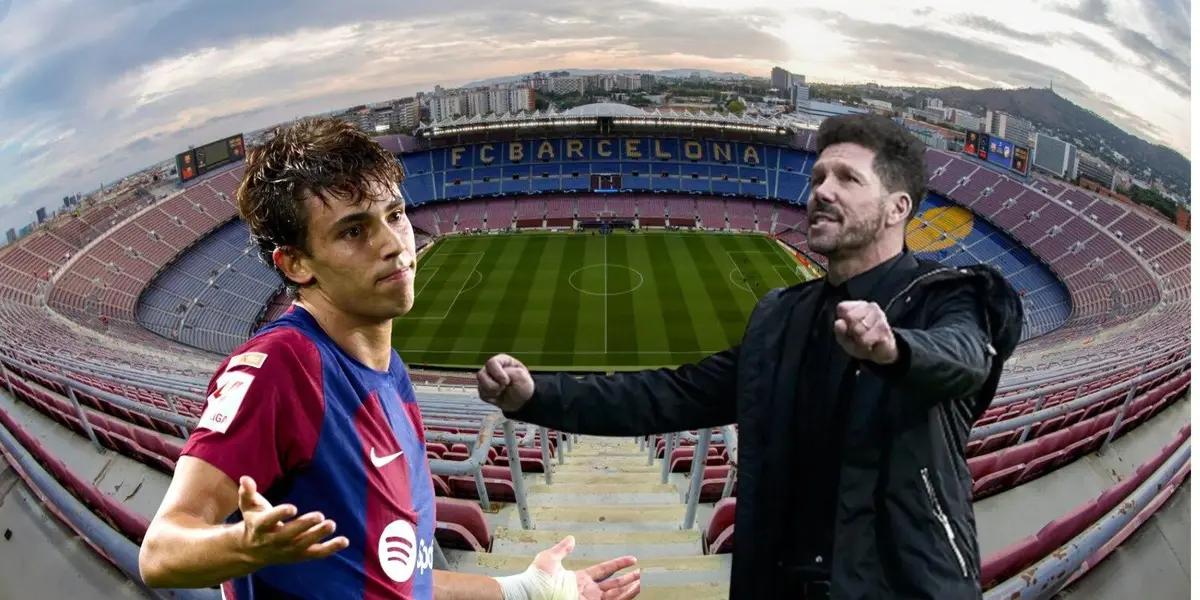 Tras las excepcionales actuaciones del luso con el Blaugrana, los Colchoneros planean una estrategia para ganar más dinero