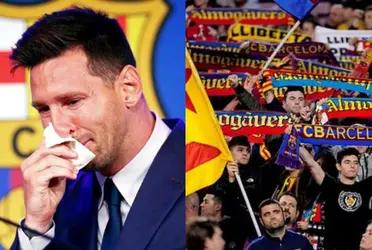 Tras su llegada frustrada al equipo azulgrana, Leo mostró algo muy especial.