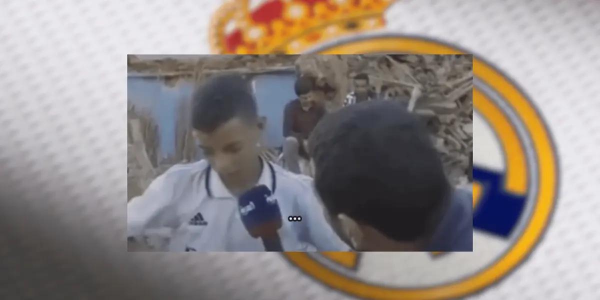 Tras viralizarse un video donde un niño aparece con la camiseta del Real Madrid, la directiva le busca