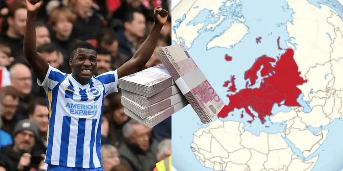 Tres importantes clubes de Europa irían en búsqueda de Moisés Caicedo.