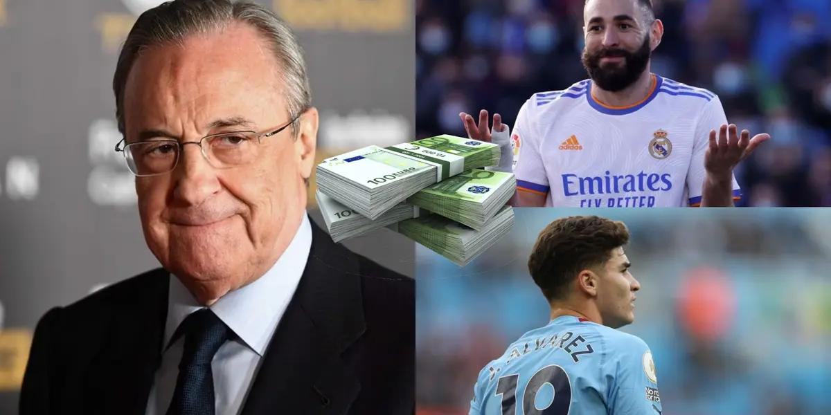 Ubican al próximo Julián Álvarez en el Real Madrid y esto es lo que pagaría Florentino Pérez por él.