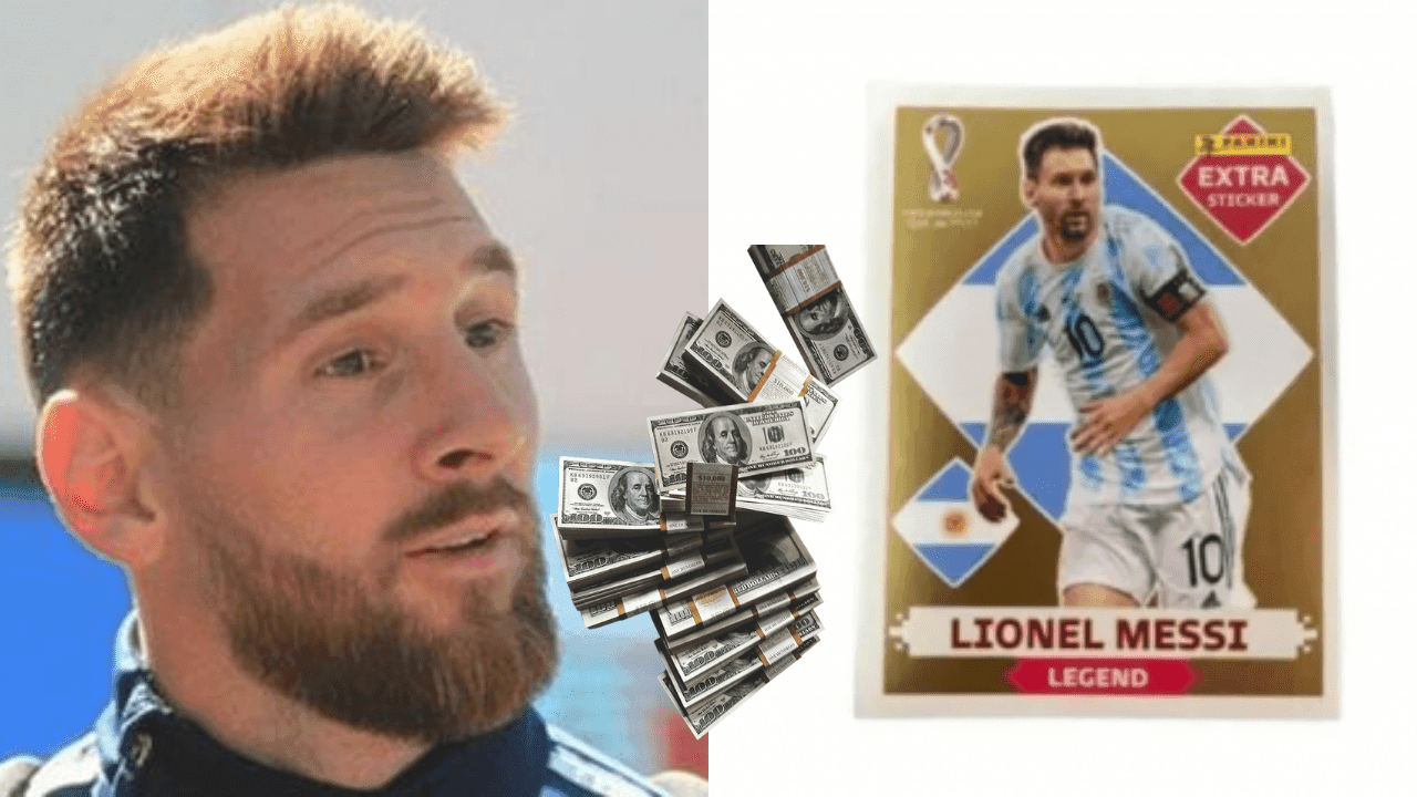 Un argentino pide un precio exorbitante por un cromo especial de Lionel Messi.