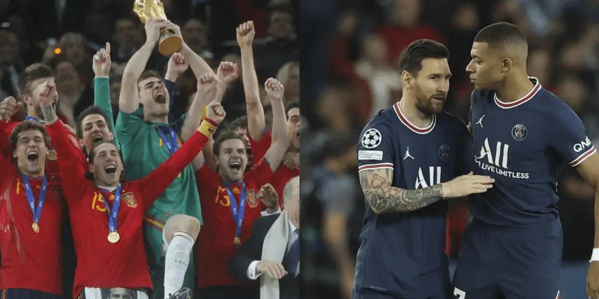 Un campeón del mundo con España jugará en una liga exótica donde tendrá como compañero al máximo enemigo de Mbappé y Messi.
