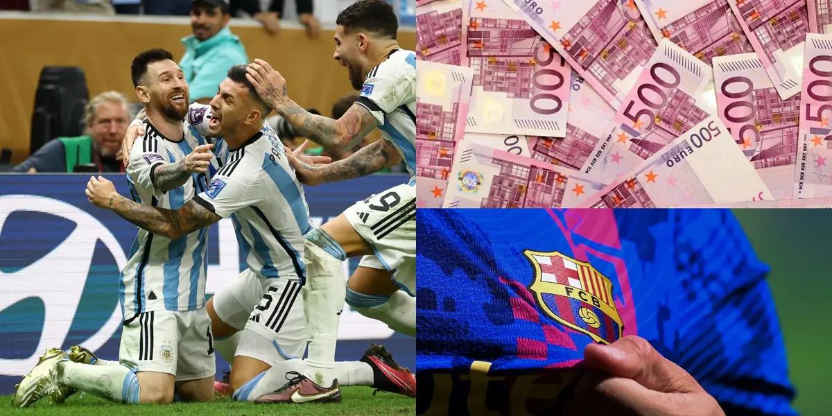 Un integrante de la Selección Argentina suena para ser refuerzo del Barça a pedido de Lionel Messi.