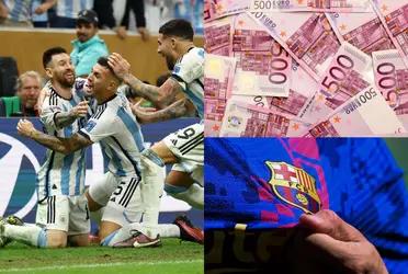 Un integrante de la Selección Argentina suena para ser refuerzo del Barça a pedido de Lionel Messi.