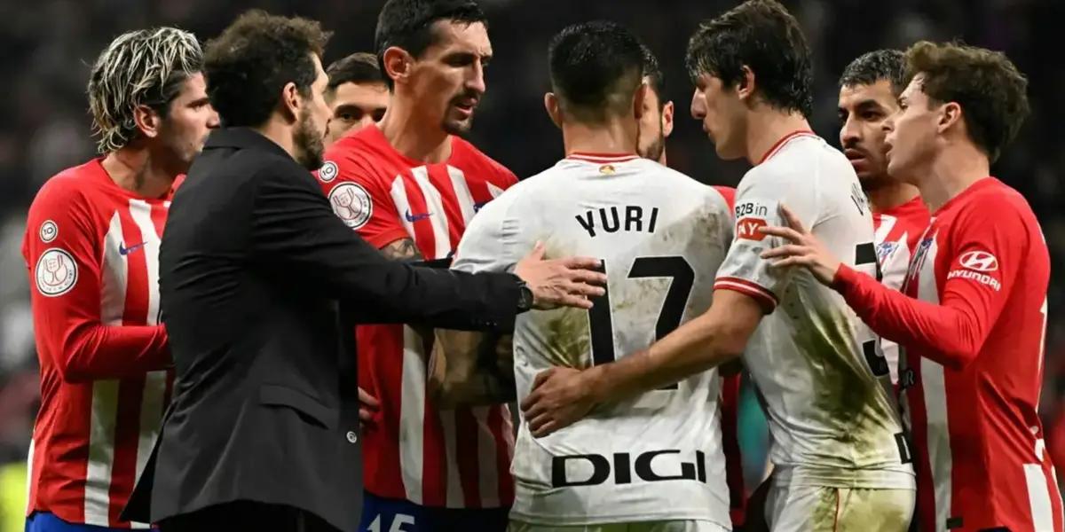 Un jugador del Athletic Club mandó a callar a Diego Simeone, que en la semana les pasó diciendo el Bilbao