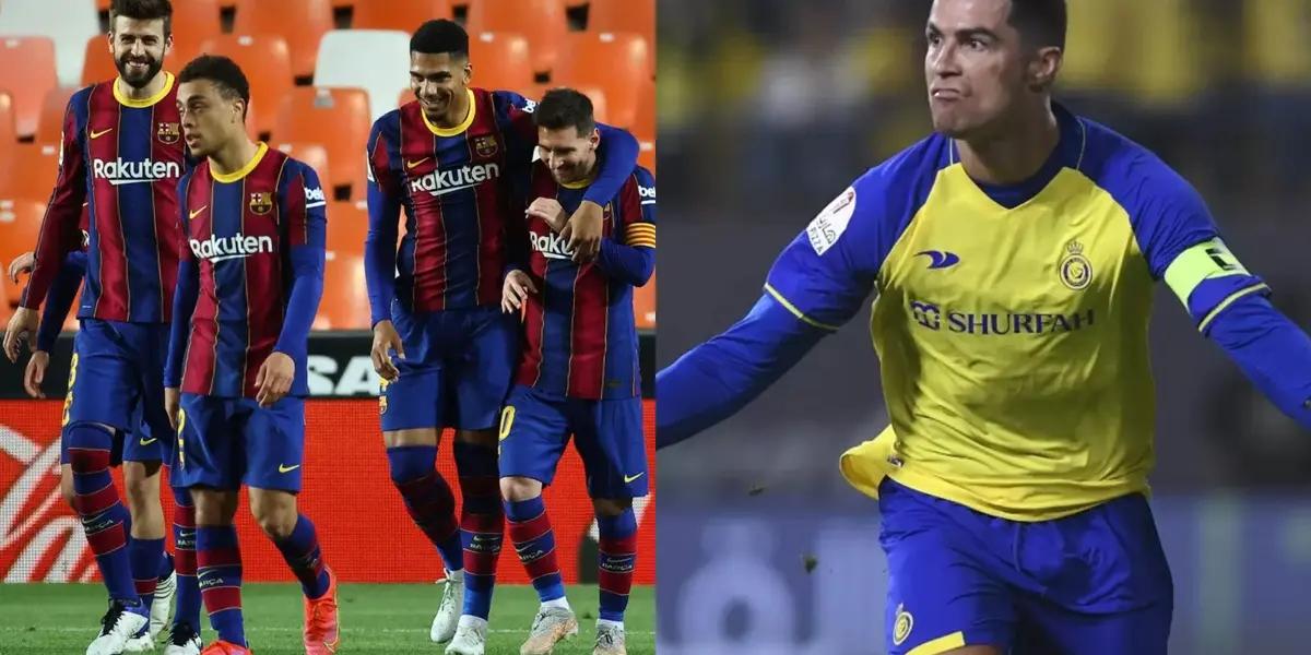 Un jugador histórico de FC Barcelona y amigo de Lionel Messi podría terminar su carrera como compañero de Cristiano Ronaldo