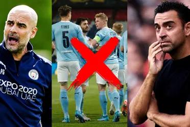 Un jugador de Manchester City se moría por jugar en FC Barcelona pero Pep Guardiola le habría bajado el pulgar