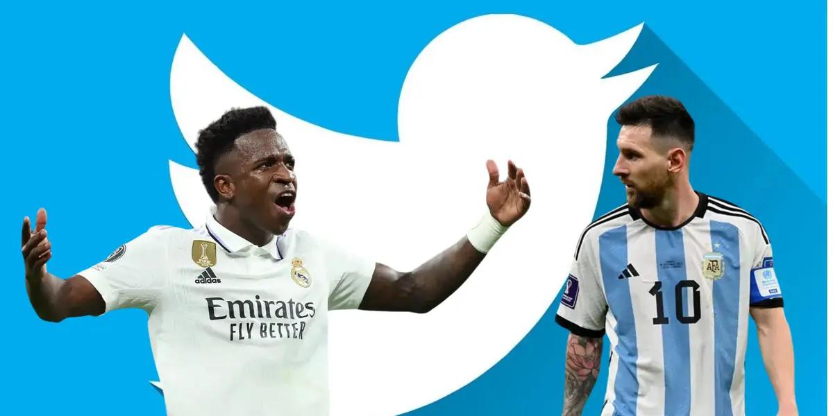 Un jugador que se enfrentó con Vinicius tuvo que salir de las redes sociales