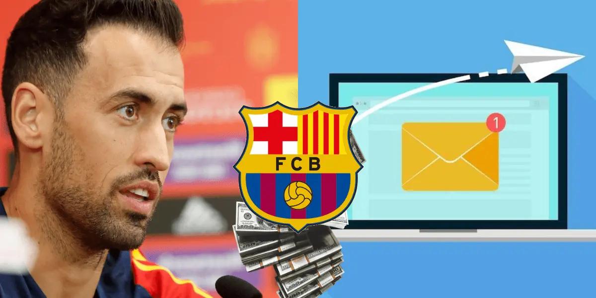 Un jugador que supuestamente venía a reemplazar a Busquets, terminó echado del club por mail.