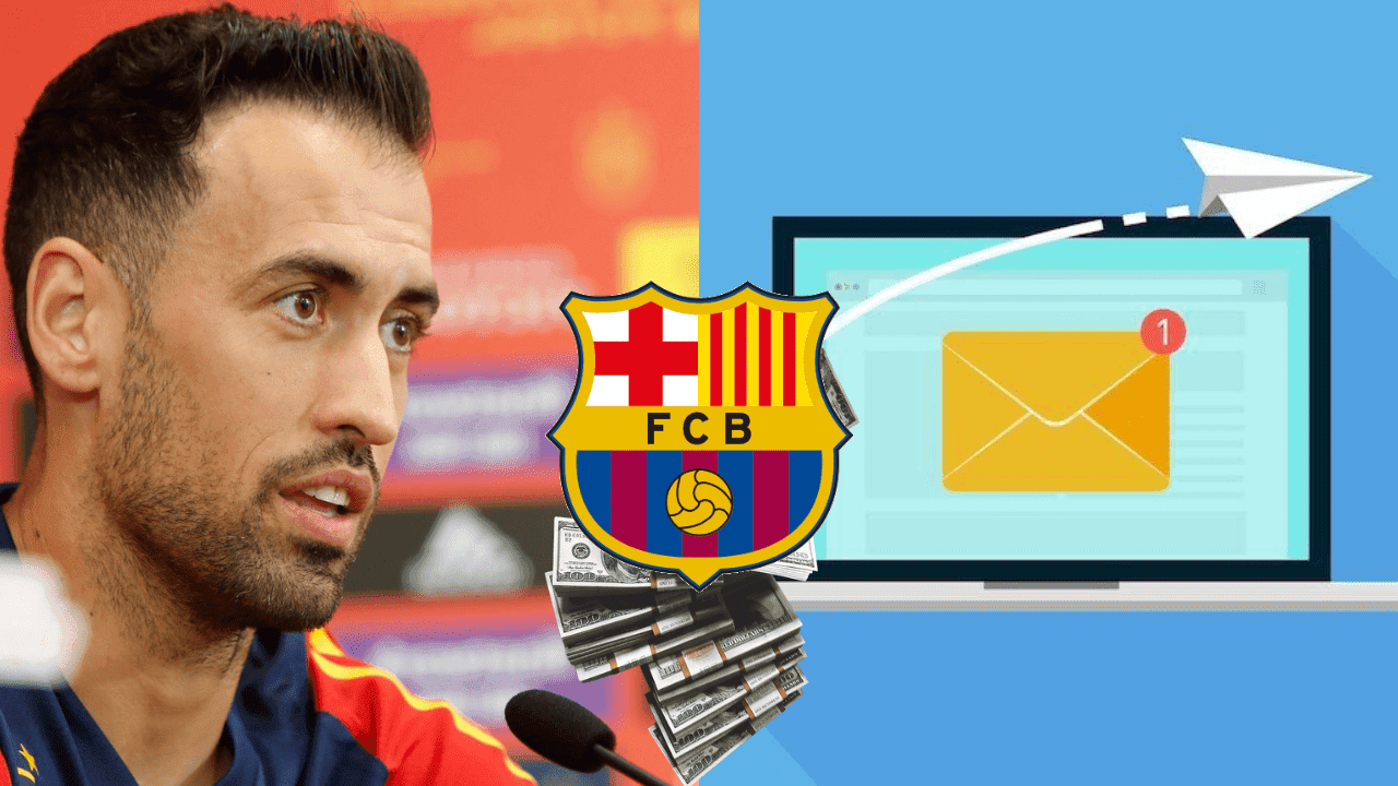 Un jugador que supuestamente venía a reemplazar a Busquets, terminó echado del club por mail.