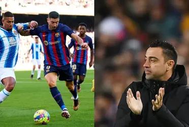 Un jugador tenía pie y medio fuera de FC Barcelona pero Xavi Hernández le dio una oportunidad y no defraudó