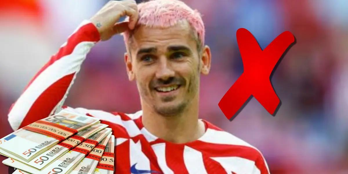 Un poderoso club a nivel económico se fijó en Griezmann pero el francés eliminó el club donde es feliz
