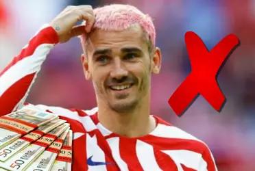 Un poderoso club a nivel económico se fijó en Griezmann pero el francés eliminó el club donde es feliz