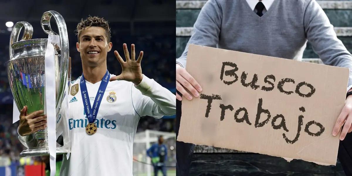 Un prestigioso delantero que brilló en Real Madrid hoy está desempleado y busca trabajo para salir de su magro presente